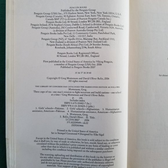 Three Cups of Tea: One Man's Mission to Promote Peace... One School at a Time - Picture 5 of 6